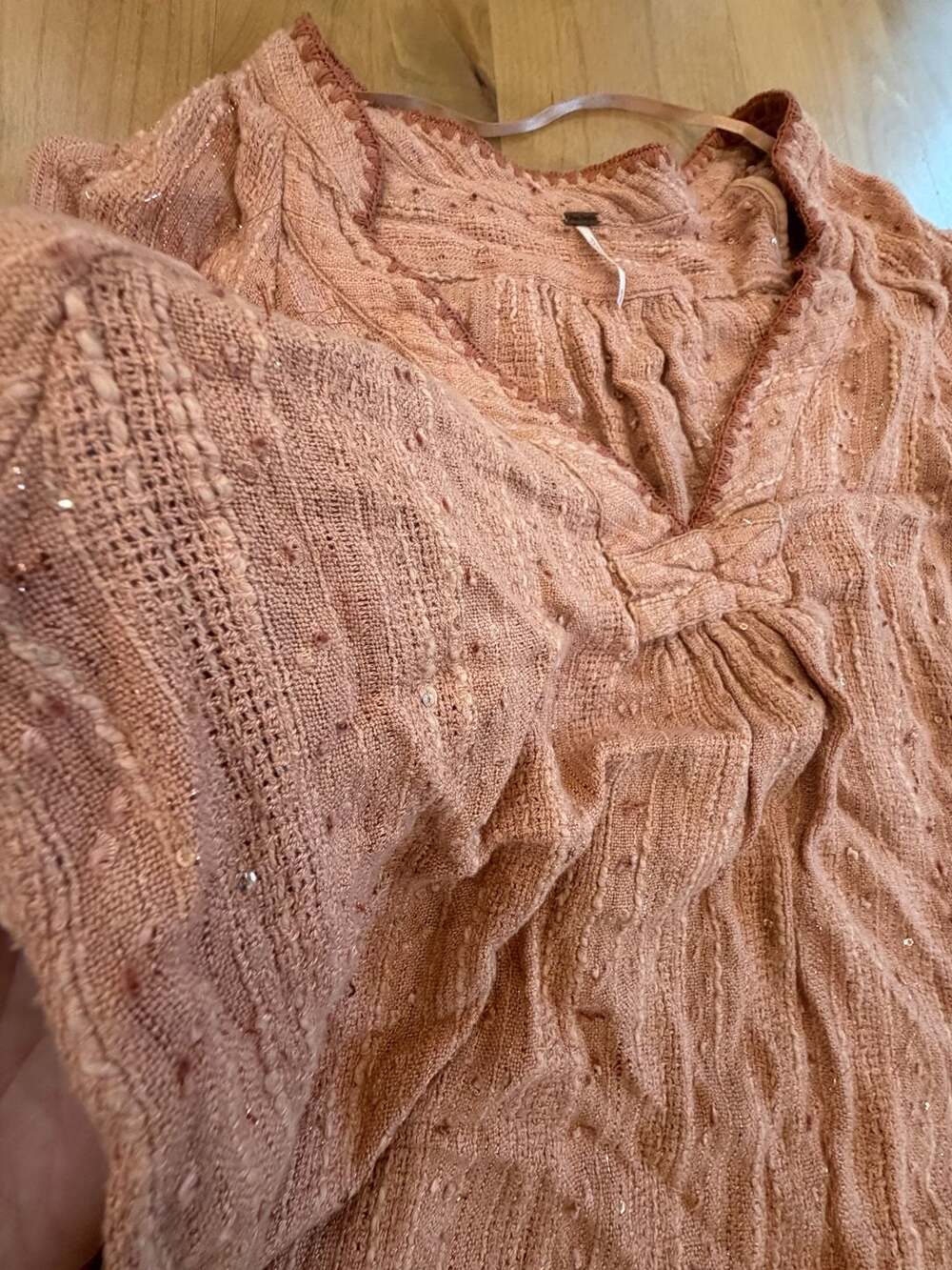 In Your Dreams Lace Top - Free People Size Medium - Picture 4 of 8